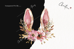 Soft Girly Easter Bunny Ears | Easter PNG Product Image 2