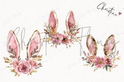 Soft Girly Easter Bunny Ears | Easter PNG Product Image 3