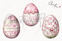 Soft Girly Easter Eggs | Easter PNG Product Image 3