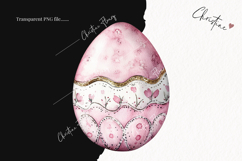 Soft Girly Easter Eggs | Easter PNG Product Image 2