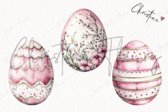 Soft Girly Easter Eggs | Easter PNG Product Image 3