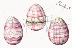 Soft Girly Easter Eggs | Easter PNG Product Image 3