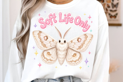Soft Life Only Moth PNG Product Image 2