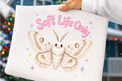 Soft Life Only Moth PNG Product Image 4