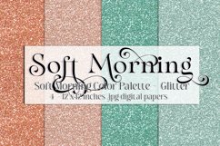 Soft Morning Color Palette, Pastels, Soft Shades, Glitter Product Image 1