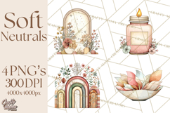 Soft Minimal Neutrals PNG, Beige Taupe Cream Clipart Product Image 1