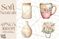 Soft Minimal Neutrals PNG, Beige Taupe Cream Clipart Product Image 1