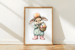 Soft Pastel Easter Bunny Clipart Product Image 3