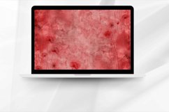 Soft Red Dandelion Digital Paper Bundle Product Image 4