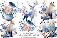 Soft spring florals clipart - Soft spring florals Png Product Image 1