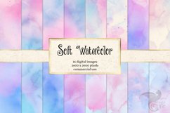 Soft Watercolor Digital Paper Product Image 1