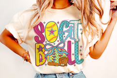 Preppy Softball PNG, Softball Mama PNG, Game Day Softball Product Image 2