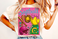 3 Up Down Softball PNG, Softball Mama PNG, Game Day Softball Product Image 2