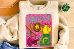 3 Up Down Softball PNG, Softball Mama PNG, Game Day Softball Product Image 4