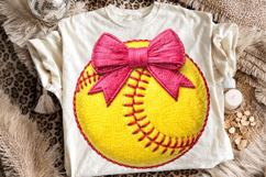 Softball Faux Yarn PNG, Softball Mama PNG, Game Day Softball Product Image 2