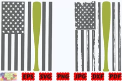 Softball Flag SVG | Softball SVG | Flag SVG | Sport SVG |PNG Product Image 2