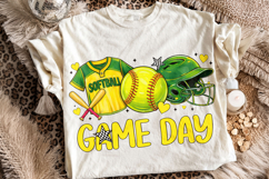 Softball Game Day PNG Sublimation, Softball Mama PNG, Sports Product Image 1