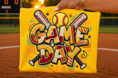 softball game day, faux yarn embroidery, softball png, game day shirt, softball sublimation, sports t shirt png, softball mom, softball team design, embroidered look png, softball shirt design