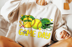 Softball Game Day PNG Sublimation, Softball Mama PNG, Sports Product Image 3