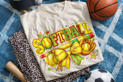 Softball Retro Coquette PNG Sublimation, Softball Mama PNG Product Image 2