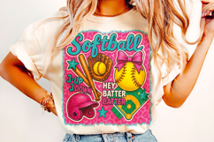 3 Up Down Softball PNG, Softball Mama PNG, Game Day Softball Product Image 2