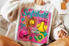 3 Up Down Softball PNG, Softball Mama PNG, Game Day Softball Product Image 1
