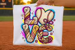 softball love png, faux yarn embroidery, softball png, softball shirt design, sports sublimation, softball fan png, softball gift, embroidered look png, softball team design, softball t shirt design