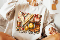 Softball Brushstroke PNG, Softball Mama PNG, Game Day PNG Product Image 1