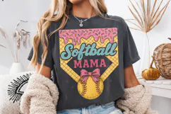 Softball Ice Cream Drip PNG, Softball Mama PNG, Game Day PNG Product Image 3