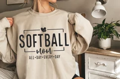 Softball Mom SVG, Softball Svg, Mom Life Svg, Game Day Svg Product Image 2