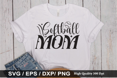 Softball mom - Game Day SVG Design Product Image 1