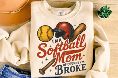 Softball PNG, Funny Softball PNG, Softball Mom PNG, Game Day Product Image 3