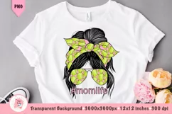This is a softball mom png file with a very high resolution of 300 dpi and transparent background.