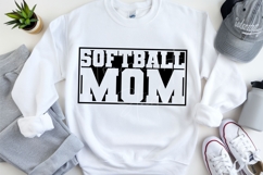 Softball Mom SVG Cut File for Cricut and Shirt Designs Product Image 2