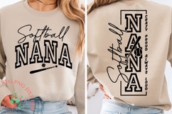 Loud And Proud Softball Nana SVG, Softball Nana SVG Product Image 1