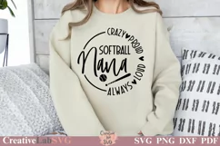 softball nana svg