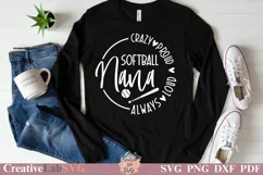 softball nana svg
