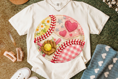 Softball Patchwork PNG, Softball Mama PNG, Softball Clipart Product Image 5