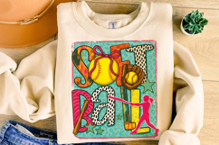 Preppy Softball PNG, Softball Mama PNG, Game Day Softball Product Image 1