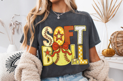 Retro Softball PNG, Softball Mama PNG, Game Day Softball PNG Product Image 4