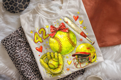 Softball PNG, Coquettee Bow Softball PNG, Softball Mom PNG Product Image 2