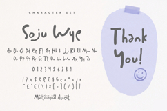 Soju Wye - Doodly Korean Typeface Font Product Image 8