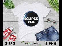 Solar Eclipse Png, August 12 2026 Png,Solar Eclipse 2026 Png Product Image 3