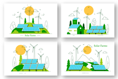 10 Solar Farms Illustration Product Image 2