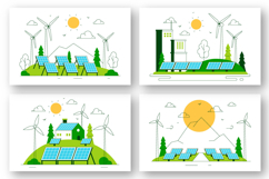 10 Solar Farms Illustration Product Image 3