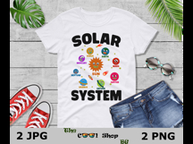 Solar System Png, Planets Png, Solar System Clipart Product Image 3