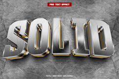 Solid 3D editable text effect Product Image 1