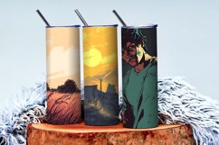 Solid Flat Colour Tone One Page Illustration Digital Paper Product Image 4