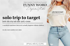 Funny Mom-Themed Definitions | SVG & PNG | Motherhood Product Image 1