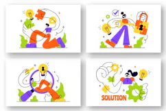 6 Solution Vector Illustration Product Image 2